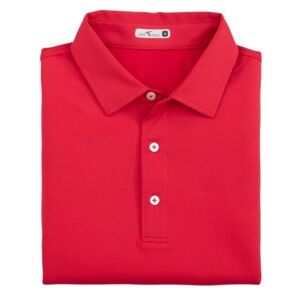 GenTeal Solid Performance Polo Short Sleeve Cardinal Red Sz Medium - New